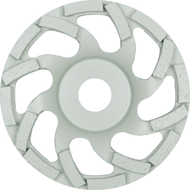 Klingspor - DS 600 S Diamantschleifteller, 125 x 7,2 x 22,23 mm 16 Segmente 7,2 x 5,5 mm, Spezialgeometrie