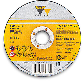 4560 siabite | SIA | Fiberscheiben | 115 mm | Korn 120