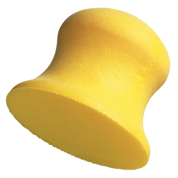 3M Hookit Handblock, gelb, 76 mm