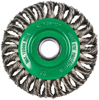 Klingspor - BR 600 Z Rundbürste gezopft einreihig Anzahl Reihen 1, 125 x 14 x 22,23 mm 0,5 Edelstahl