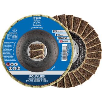PFERD Vlieswerkzeuge PVL 115-X-LOCK A 100 G