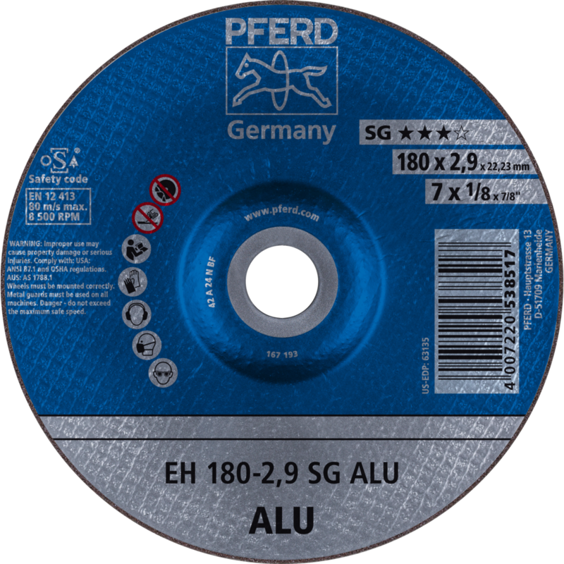 PFERD Trennscheiben EH 180-2,9 SG ALU