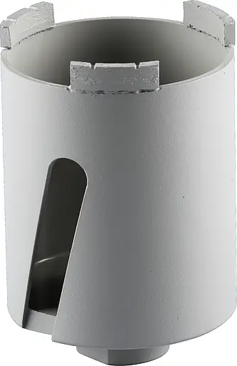 Klingspor - DD 600 U Bohrkrone, 82 x 3,5 x 70 mm 4 Segmente 24 x 3,5 x 7 mm, Standardverzahnung Gewinde M 16