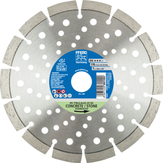 PFERD Diamantwerkzeuge für die Bauindustrie DS 178 x 2,6 x 22,23 SG