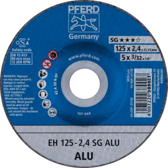 PFERD Trennscheiben EH 125-2,4 SG ALU