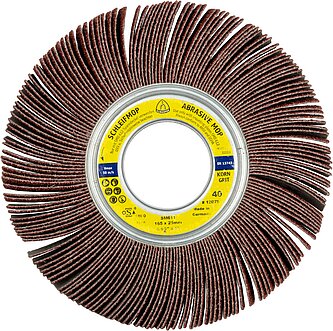 Klingspor - SM 611 Schleifmopräder LS 309 X, 165 x 25 x 43,1 mm Korn 240