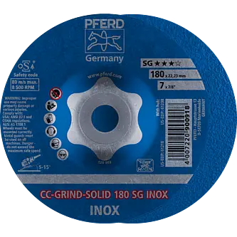 PFERD CC-GRIND (inkl. SOLID, FLEX, STRONG) CC-GRIND SOLID 180 SG INOX