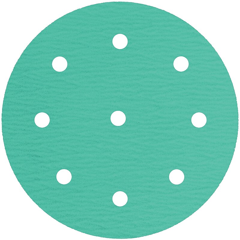 Klingspor - PS 77 CK Scheibe kletthaftend wirkstoffbeschichtet, 125 mm Korn 180 Lochform GLS27, SB-verpackt im Reiter