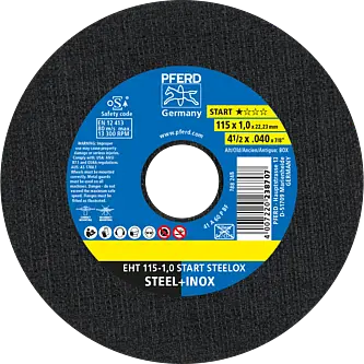 PFERD Trennscheiben EHT 115-1,0 MM START STEELOX