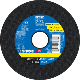 PFERD Trennscheiben EHT 115-1,0 MM START STEELOX