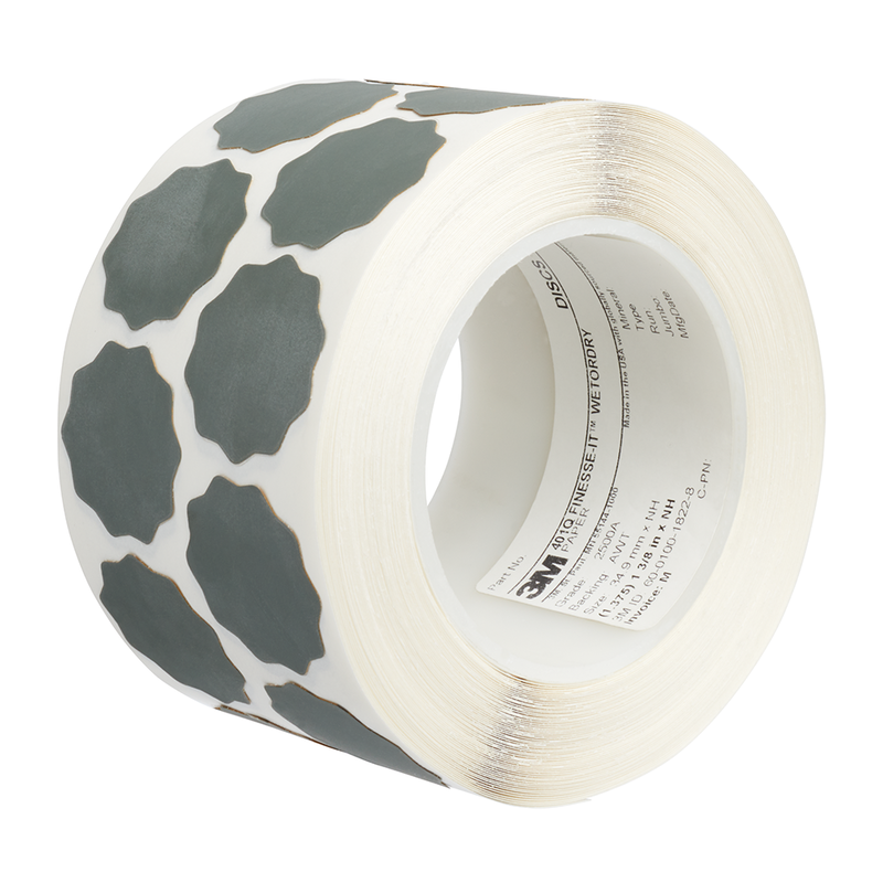 3M Finesse-it Stikit Papierschleifblüte 401Q, 35 mm, 2500A, 1000 Stück / Rolle