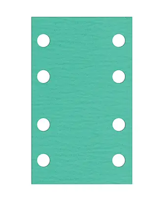 Klingspor - PS 77 CK Streifen kletthaftend wirkstoffbeschichtet, 80 x 133 mm Korn 150 Lochform GL18