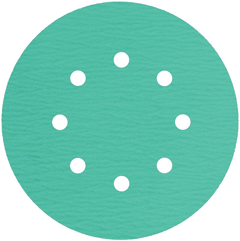 Klingspor - PS 77 CK Scheibe kletthaftend wirkstoffbeschichtet, 125 mm Korn 80 Lochform GLS5