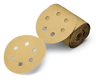 3M Stikit Papierscheibenrolle 236U, 6 in x NH 6 Hole, P150 C-weight, D/F, Die 600FH, 100 Discs/Roll, 4 Rolls/Case