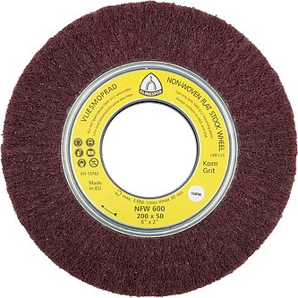 Klingspor - NFW 600 Vliesräder, 200 x 50 x 68,2 mm Coarse Korund