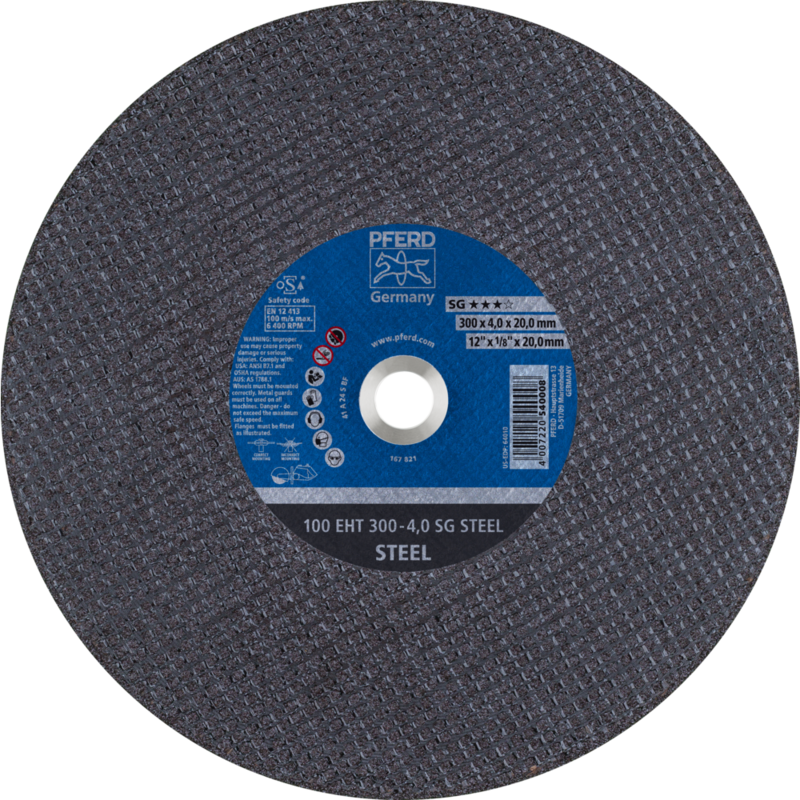 PFERD Trennscheiben 100 EHT 300-4,0 SG STEEL/20,0