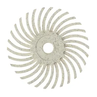 Scotch-Brite Radial Bristle Brush RB-ZB, weiß, 25,4 mm x 3 mm, P120, Typ C