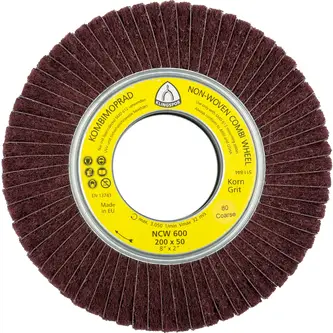 Klingspor - NCW 600 Vliesmopräder Kombination, 165 x 50 x 43,1 mm Korn 150 Medium