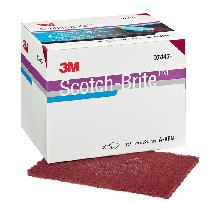 Scotch-Brite Handpad 7447 PRO, rot, 158 mm x 224 mm, A VFN (Palette)