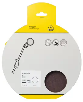 Klingspor - AN 400 Gitterscheibe, Korn 80 225 mm, SB-verpackt im Reiter