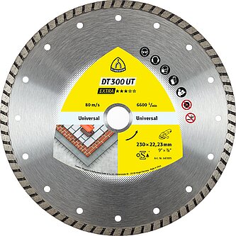 Klingspor - DT 300 UT Diamanttrennscheibe, 180 x 2,2 x 22,23 mm 2,2 x 7 mm, geschlossener Rand Turbo