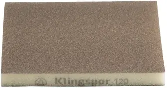 Klingspor - SW 501 Schleifschwämme, Korund Korn 120 96 x 123 x 12,5 mm