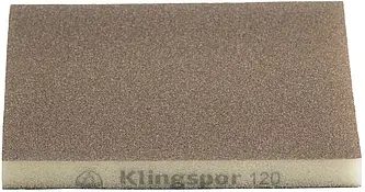 Klingspor - SW 501 Schleifschwämme, Korund Korn 120 96 x 123 x 12,5 mm