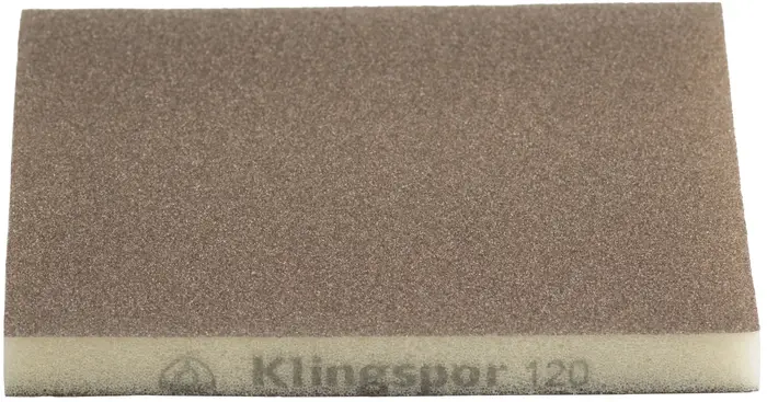Klingspor - SW 501 Schleifschwämme, Korund Korn 120 96 x 123 x 12,5 mm