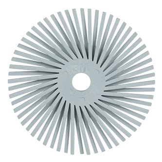 Scotch-Brite Precision Radial Bristle Brush, PN-RB, 120+, 76,2 mm x 9,525 mm (3 Zoll x 3/8 Zoll), Typ A,