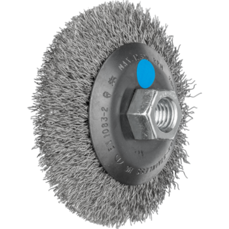 PFERD Kegelbürsten mit Gewinde KBU 10010/M14 INOX 0,35