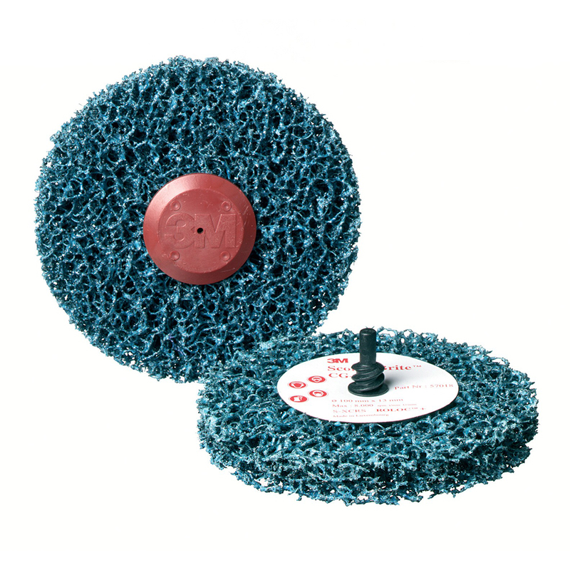 Scotch-Brite Roloc+ Grobreinigungsscheibe CG-ZR, 150 mm x 13 mm x 13 mm, S XCRS
