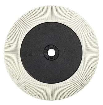 Scotch-Brite Radial Bristle Brush BB-ZB mit Kunststoff-Flansch, weiß, 203,2 mm x 25,4 mm, P120, Typ S