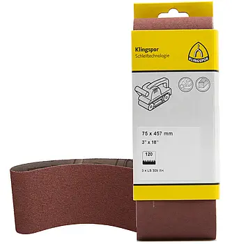 Klingspor - LS 309 XH Hobschleifband, 100 x 560 mm Korn 80 F5, SB-verpackt im Reiter