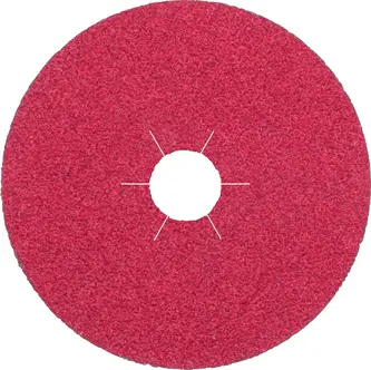 Klingspor - FS 964 Fiberscheibe Keramik, 125 x 22 mm Korn 120 Sternloch