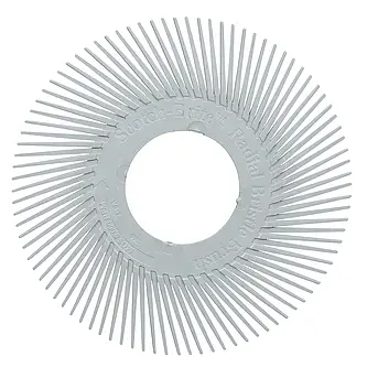Scotch-Brite Precision Radial Bristle Brush, PN-RB, 120+, 152,4 mm (6 Zoll), Typ A, ohne Adapter