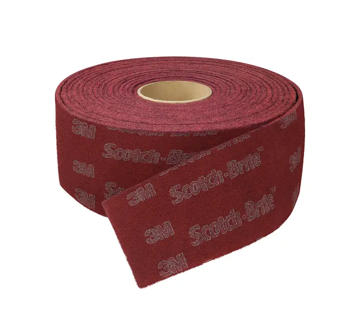 Scotch-Brite Vliesrolle 7447 PRO, rot, 125 mm x 10 m, A VFN