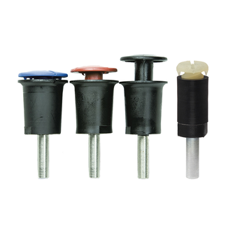 3M Roloc Spanndorn ZR-AC mit 6,0 mm Schaft, blau, für Scheibendicke bis 3,175 mm