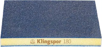 Klingspor - SW 501 TR Schleifschwämme, Korund Korn 180 96 x 123 x 12,5 mm