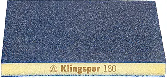 Klingspor - SW 501 TR Schleifschwämme, Korund Korn 180 96 x 123 x 12,5 mm