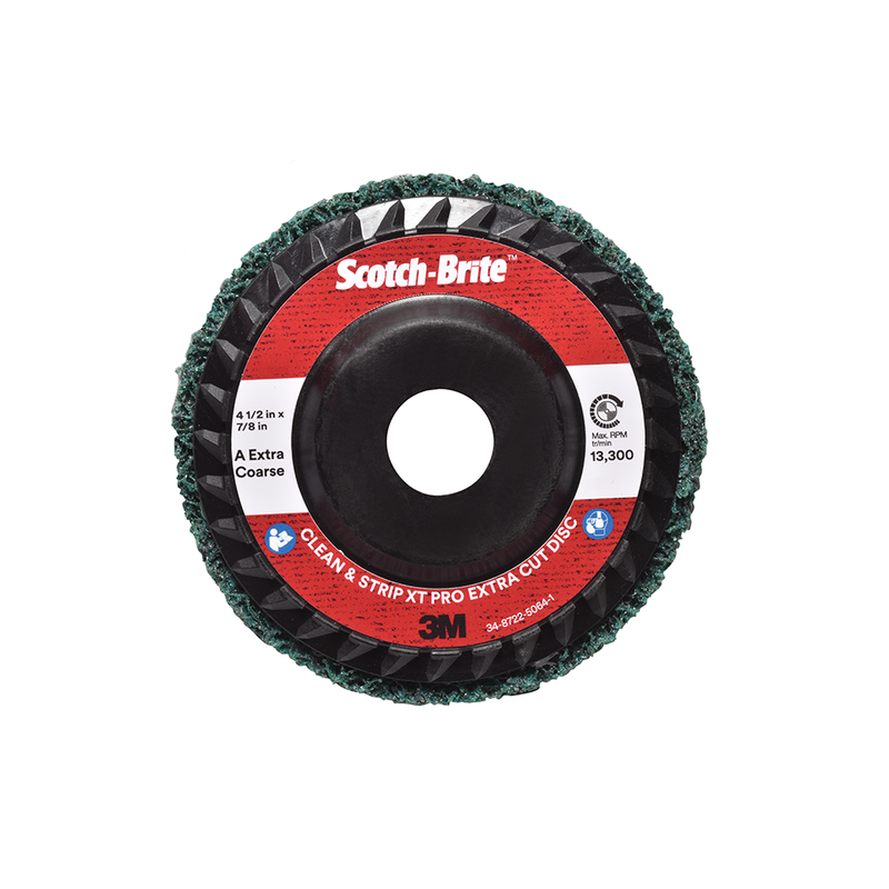 Scotch-Brite Grobreinigungsscheibe XT-RD Pro Extra Cut, 115 mm x 22 mm, A XCRS, Typ 27