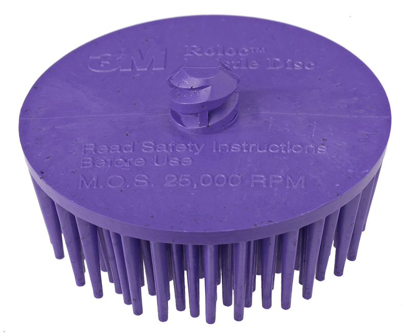 Scotch-Brite Roloc Bristle Disc RD-ZB, violett, 50 mm x 15,8 mm, P36