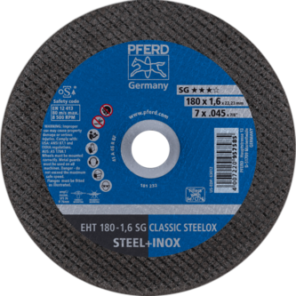 PFERD Trennscheiben EHT 178-1,6 SG CLASSIC STEELOX