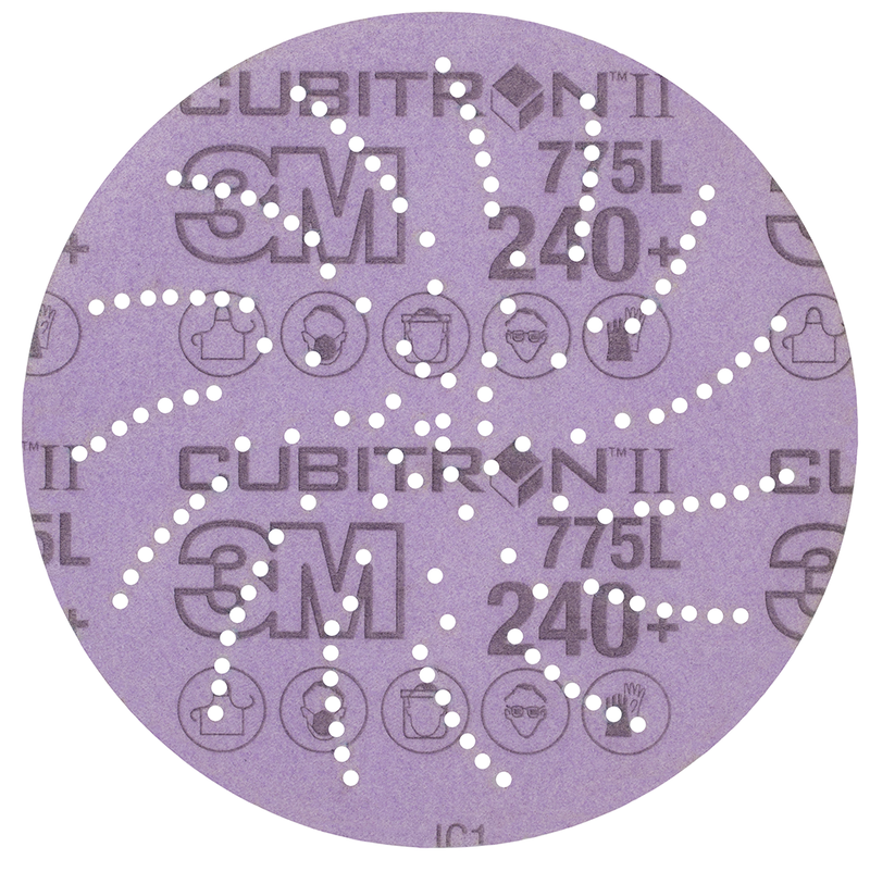3M Xtract Cubitron II Filmscheibe 775L, 125 mm, 240+, multihole