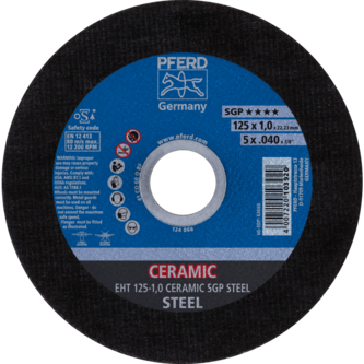 PFERD Trennscheiben EHT 100-1,3 CERAMIC SGP STEEL/16,0