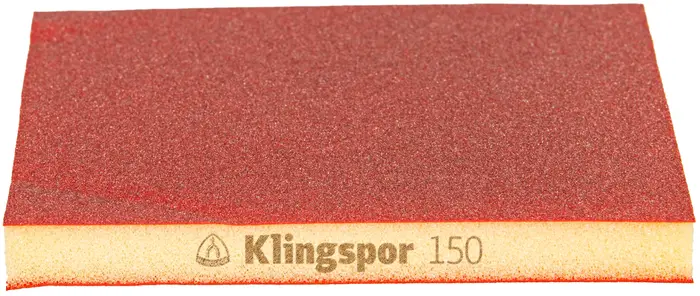 Klingspor - SW 501 TR Schleifschwämme, Korund Korn 150 96 x 123 x 12,5 mm