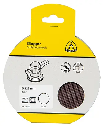 Klingspor - AN 400 Gitterscheibe, Korn 80 125 mm, SB-verpackt im Reiter