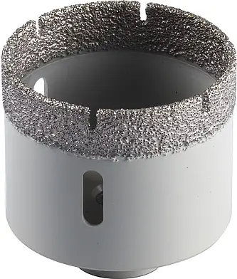 Klingspor - DK 600 F Bohrkrone, 6 x 35 mm 1 Segmente 10 mm, geschlossener Rand Gewinde M 14