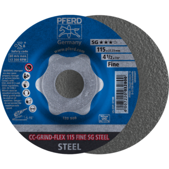 PFERD CC-GRIND (inkl. SOLID, FLEX, STRONG) CC-GRIND FLEX 115 SG STEEL FINE