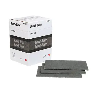 Scotch-Brite Handpad 7448 PRO, grau, 152 mm x 228 mm, S UFN