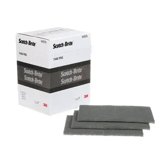 Scotch-Brite Handpad 7448 PRO, grau, 152 mm x 228 mm, S UFN